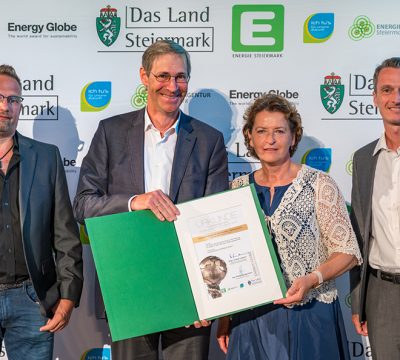 Feistritzwerke mit dem Energy Globe STYRIA AWARD 2022 ausgezeichnet