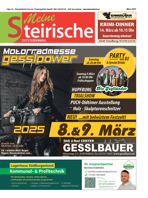 Oststeiermark März 2025
