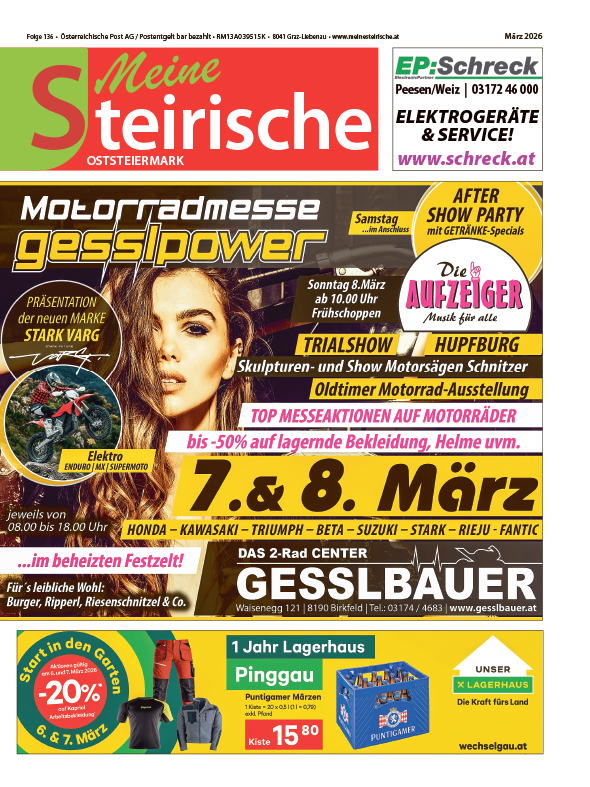 Oststeiermark März 2026