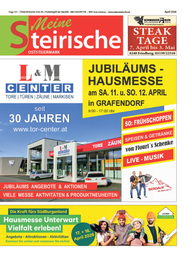 Oststeiermark April 2026