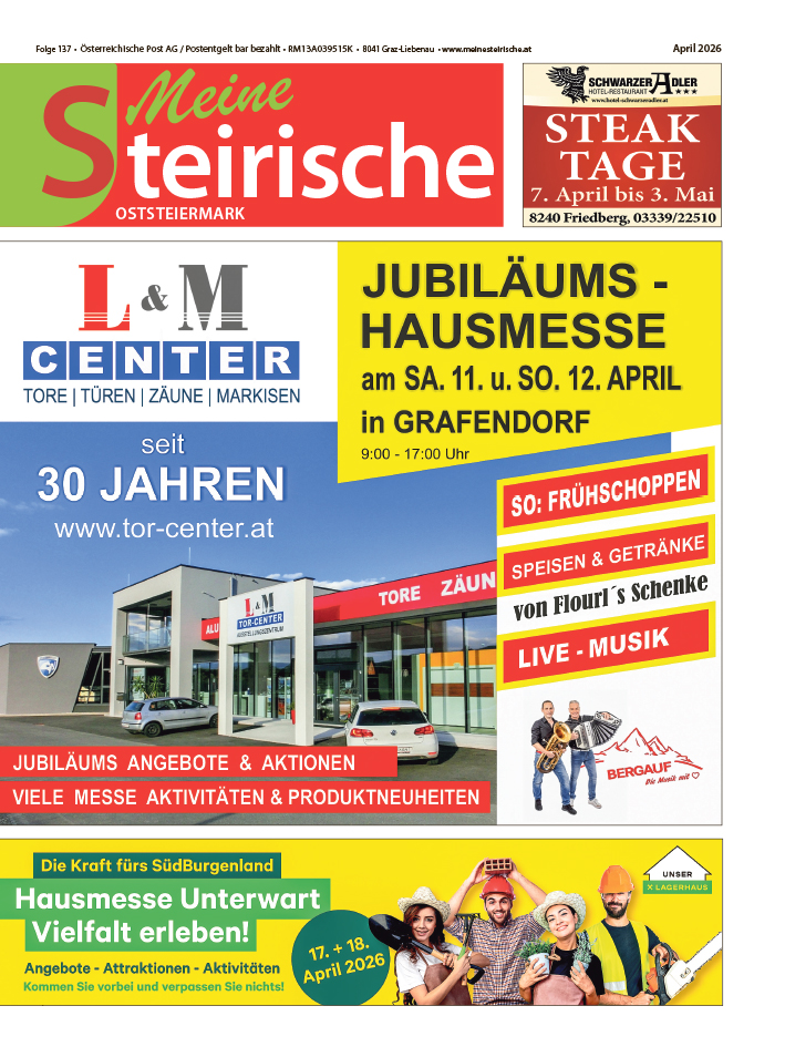 Oststeiermark April 2026