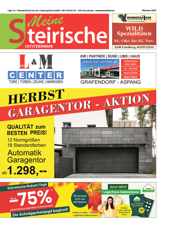 Oststeiermark Oktober 2025