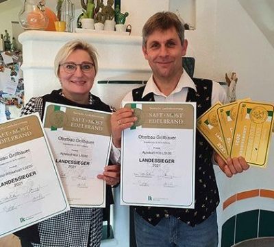 Dreifach-Landessieger für Apfelsaftspezialisten