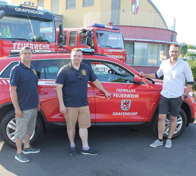 Neues Mehrzweckfahrzeug für die FF Grafendorf