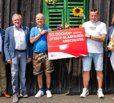 50.000 aktive Anschlüsse: öGIG setzt Meilenstein beim Glasfaser-Ausbau